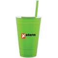 16 Oz. Neon Green Player Tumbler